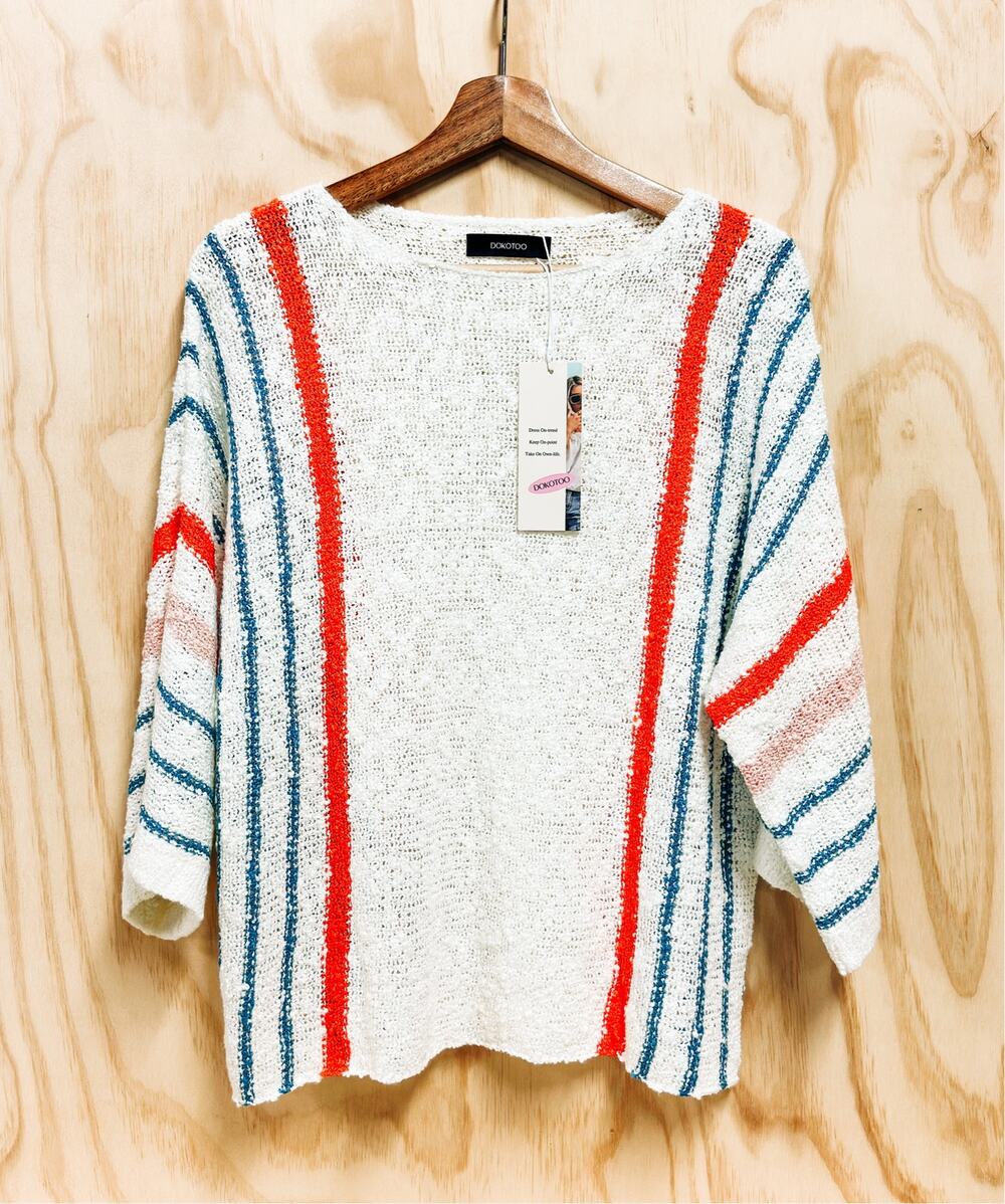 Dokotoo Women’s Knit Pullover Sweater with 3/4 Length Sleeves